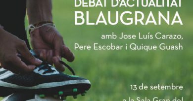 La Penya Barcelonista de Solsona i Comarca organitza un debat d’actualitat blaugrana La Penya Barcelonista de Solsona i Comarca organitza un debat d’actualitat blaugrana