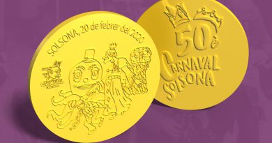 L’Associació de Festes del Carnaval encunya una moneda d’or per commemorar el 50è aniversari L’Associació de Festes del Carnaval encunya una moneda d’or per commemorar el 50è aniversari