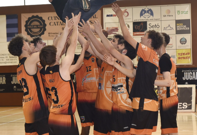El sots-20 masculí del Club Bàsquet Solsona es proclama guanyador de la fase final del campionat territorial de la categoria
