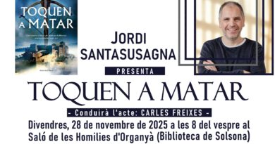 L’escriptor cardoní Jordi Santasusagna presenta divendres a Solsona la seva darrera novel·la