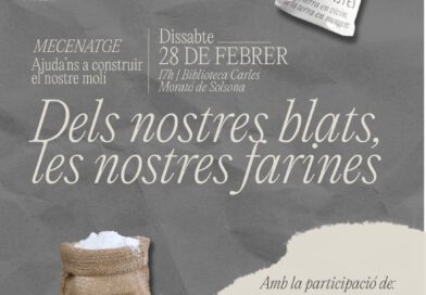 Territori de Masies enceta una campanya de mecenatge per posar en marxa un obrador de farina ecològica amb molí fariner propi