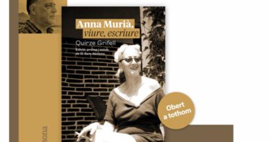 <strong>El Club de lectura de la gent gran de Solsona organitza la presentació del llibre “Anna Murià, viure, escriure”</strong>