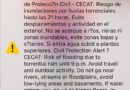 La campanya de proves d’alertes al mòbil de Protecció Civil arribarà a casa nostra la setmana que ve