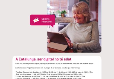 El Consell Comarcal impartirà formació digital a les persones grans en cinc municipis del Solsonès El Consell Comarcal impartirà formació digital a les persones grans en cinc municipis del Solsonès