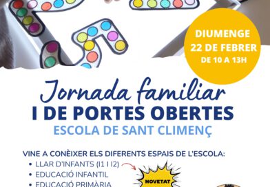 Aquest diumenge hi ha jornada de portes obertes a l’escola de Sant Climenç